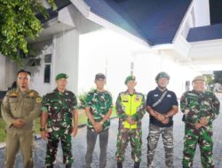 ​Jaga Kondusivitas Wilayah, Koramil Maritengngae Gelar Patroli Sinergitas di Jantung Kota Sidrap