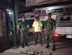 Jaga Kondusivitas Wilayah, Personel Koramil 1420-07/Baranti Gencarkan Patroli Siskamling Terpadu