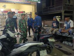 Sinergi TNI dan Damkar, Koramil 1420-02/Tellu Limpoe Gelar Patroli Siskamling di Amparita
