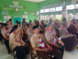 Perkuat Karakter Generasi Muda, Danramil 1420-02/Tellu Limpoe Hadiri Musyawarah Kerja Gerakan Pramuka di Amparita