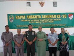 Usung Semangat Adaptif-Solutif, Primkop Kartika Hasanuddin Sidrap Sukses Gelar RAT ke-28, Perkuat Kemandirian Ekonomi Prajurit