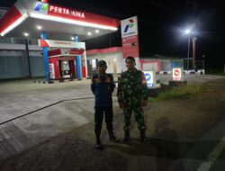 Babinsa Amparita dan Damkar Patroli Bareng Jaga Keamanan Wilayah