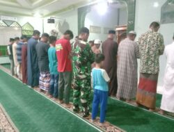 BABINSA KORAMIL JAJARAN KODIM 1420/SIDRAP GELAR SAFARI SHALAT SUBUH DAN KOMSOS, MONITOR SITUASI WILAYAH BINAAN