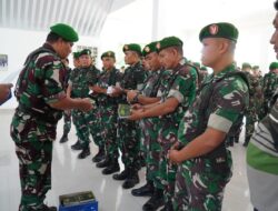 Dandim Sidrap Lepas Cuti Gelombang 2, 131 Personel Ikut Apel!