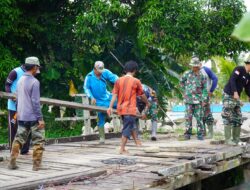 Jembatan Merah Putih Hadir di Kanie, Kodim 1420 Sidrap Buka Akses Baru dan Harapan Ekonomi Warga