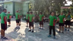 Personel Kodim 1420/Sidrap Jaga Kebugaran: Apel Pagi Dilanjutkan Lari Bersama