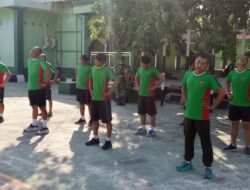 Personel Kodim 1420/Sidrap Jaga Kebugaran: Apel Pagi Dilanjutkan Lari Bersama