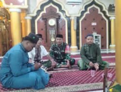 Babinsa Koramil Jajaran Kodim 1420/Sidrap Laksanakan Safari Sholat Subuh di Wilayah Binaan