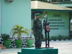 Pasi Log Kodim 1420/Sidrap Pimpin Upacara Bendera Minggu Ke-IV Bulan Juni 2026