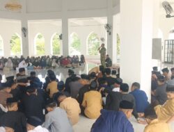 Tumbuhkan Jiwa Nasionalisme Sejak Dini, Danramil Baranti Berikan Pembekalan Bela Negara di Ponpes Al-Urwatul Wutsqaa