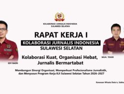 Pengurus KJI Sulsel Gelar Rapat Pemantapan, Raker Perdana Siap Digelar 25 Juli